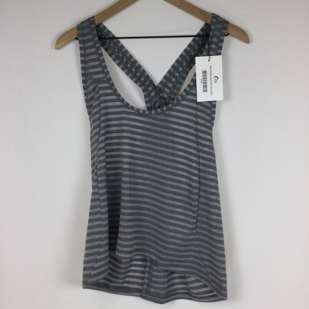Zyia Grey Nimbus Split Back Tank, XXXL, NWT